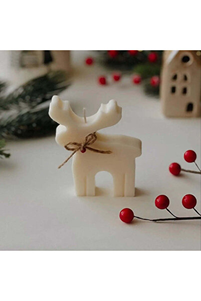 Ziani Christmas gift set with 3 soy wax candles – reindeer and 2 snowflakes