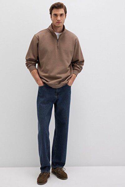 Mavi Чоловічий светр з напівзастібкою