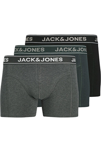 Jack & Jones JACK &JONES BF Trunks PLS 3P boxer shorts - 12291510-Dark Grey Melange