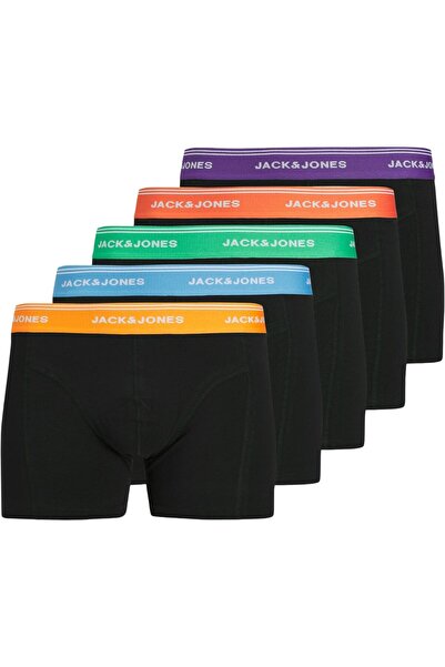 Jack & Jones JACK &JONES Dawson Solid Trunks 5P boxer shorts - 12285181-Black