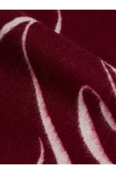 Tommy Hilfiger Pure Wool Logo Scarf