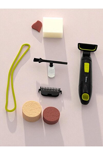 IMPERIAL TYRES Imperial Body Hair Trimmer BG-300, Black and Green, with Skin Protection Guard