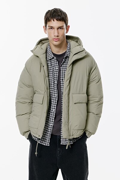 Pull & Bear Cropped puffer jacket