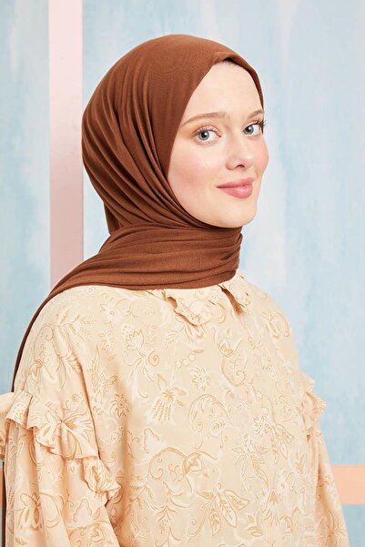 Levidor Kızıl Kahve Five Penye Şal