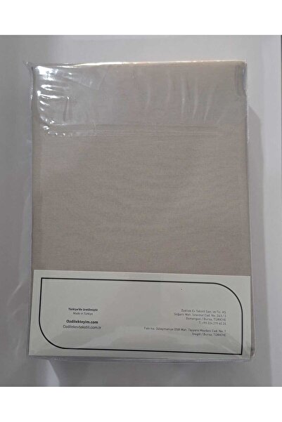 Özdilek Colourist Ranforce Elastic Sheet Set 180X200 cm Sand Beige