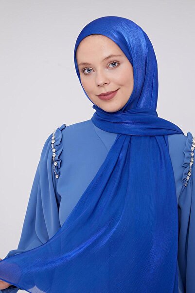 Levidor أزرق بلون الكوبالت شال ميلانو