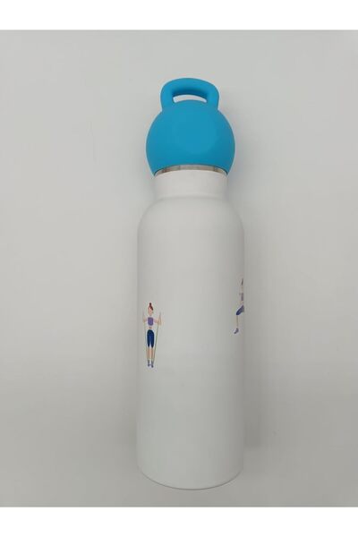 B&D B and D Double-Wall Stainless Steel Water Bottle, 500 ml, Silver