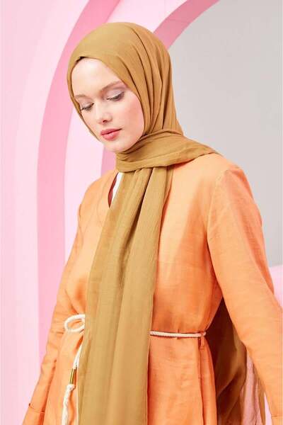 Levidor Oil Green Olay Cotton Shawl