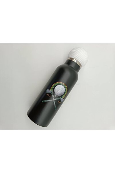 B&D banddtools Double-Wall Stainless Steel Water Bottle, 500 ml, Golf Ball Design