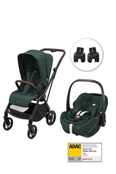 MAXİ-COSİ Leona2-Pebble 360 Pro Tek Elle Katlanabilen Çift Yönlü Seyahat Sist...