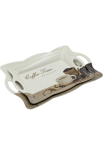 B&D Plastic Serving Trays, Set of 2