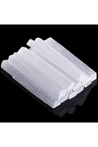 genernic Tayfremn 12 Pieces Selenite Crystal Sticks Natural Selenite Crystal ...