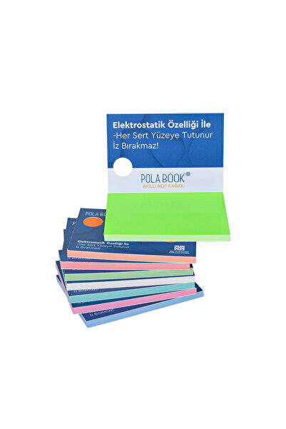 POLABOOK Electrostatic Mint Green Smart Note Paper 7X10Cm - 100 Sheets