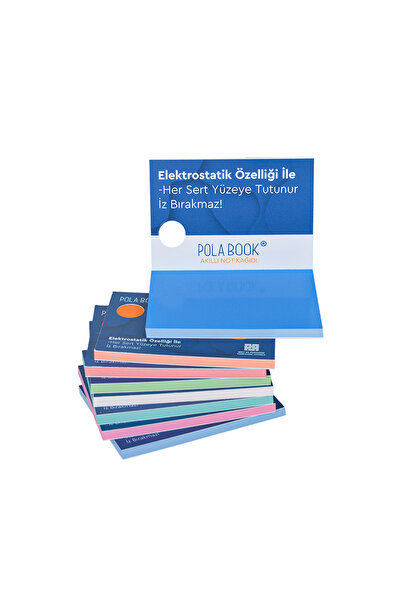 POLABOOK Electrostatic Blue Smart Note Paper 7X10Cm - 100 Sheets