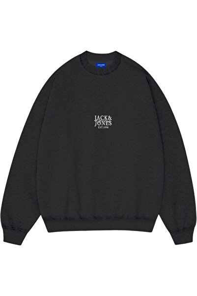 Jack & Jones JACK &JONES Bleecker Aop Box Crew JNR sweatshirt - 12293295-Black