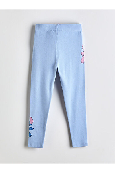 LC Waikiki Vision New Season Lilo and Stitch Printed Girls Leggings