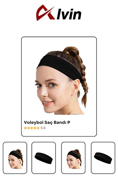 Alvin Spor Unisex Spor Saç Bandı – Koşu, Fitness, Voleybol ve Basketbol İçin ...