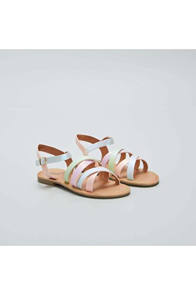 KİABİ Sandals with multicoloured straps PINK