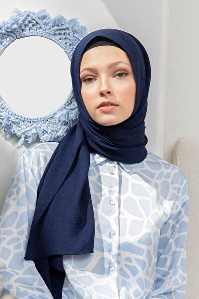 Levidor Lacivert Junset Şal