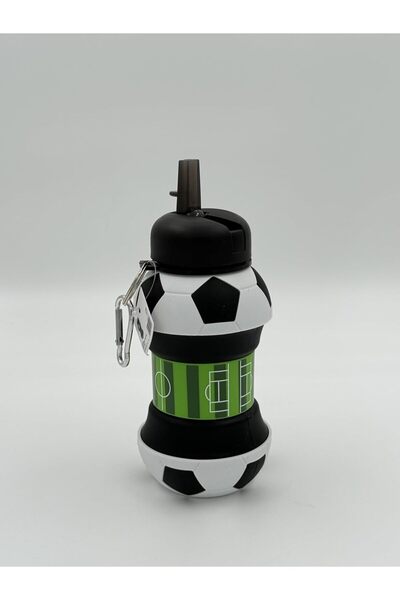 B&D Silicone Water Bottle Football Design, 550 ml