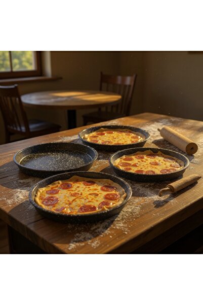Efsun صينية بيتزا 35 سم - صينية بيتزا فاخرة للطهاة