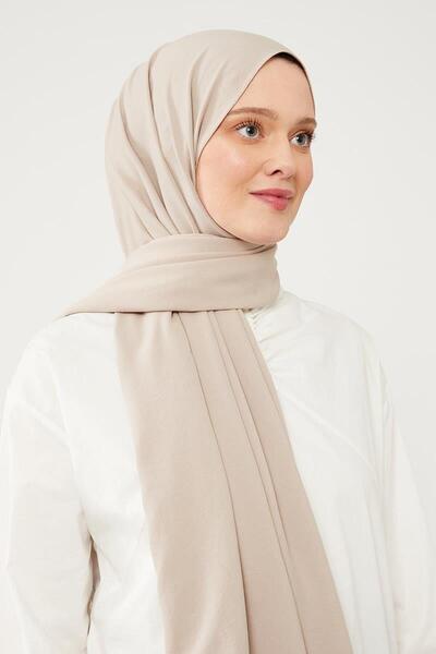 Levidor Latte Pamuk Cazz Şal