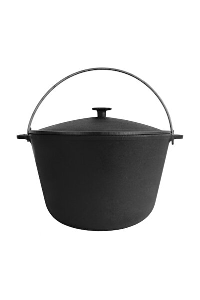 Brizoll Cast iron cauldron with lid 'Turist' 10 liters