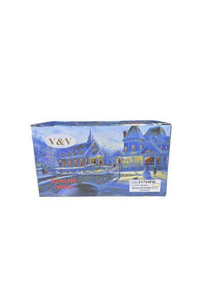 Gimihome Christmas Curtain Lights 240 LEDs, 5 x 1 m, Model 3174, Warm White