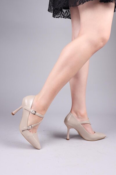 Birikon Cheraw V-Strappy Stiletto Ten