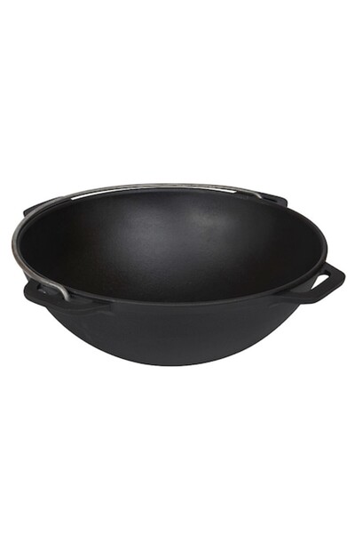 Brizoll Cazan asiatic din fontă cu capac 12 L