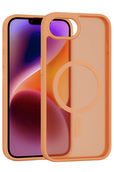 Fuchsia iPhone 16E Jota Magsafe Cover - Orange
