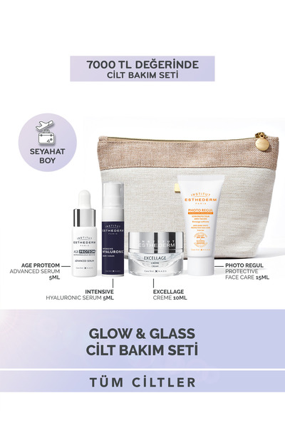 Institut Esthederm GLOW & GLASS CİLT BAKIM SETİ