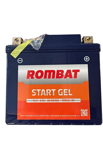 Rombat Baterie Moto12V 5Ah Ytx5L-bs Gel (RMG5L-BS ) 5AH 200 EN