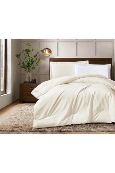 Alhabib bedding Lumi Winter Double Bedspread, Light Cream, 7 Pieces