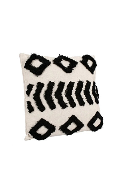 Bizzotto Fluffy Decorative Pillow Nero 10D 45x45