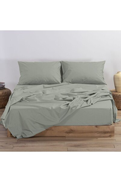 Nef Nef Homeware Queen Size bed sheet cotton Nef Nef Basic 240x270 cm Mint