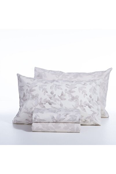 Nef Nef Homeware Nef-Nef Sencil Ecru Bedding Set - 2 Sheets 200x270 cm + 2 Pillowcases 52x72 cm