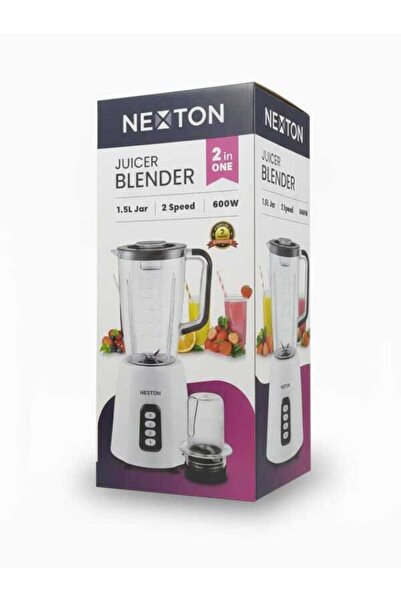 Nexton 2-in-1 Juicer Blender | 1.5L Jar | 2-Speed | 600W Powerful Motor | Compact & Versatile