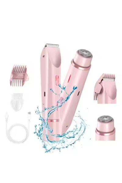 Nexonix Aparat de Ras Electric 2-în-1 Nexonix® pentru Femei –Reîncărcabil, Fă...