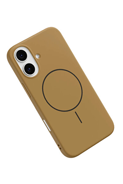 Fuchsia Apple iPhone 17 Jully Magsafe Cover - Desert Titanium