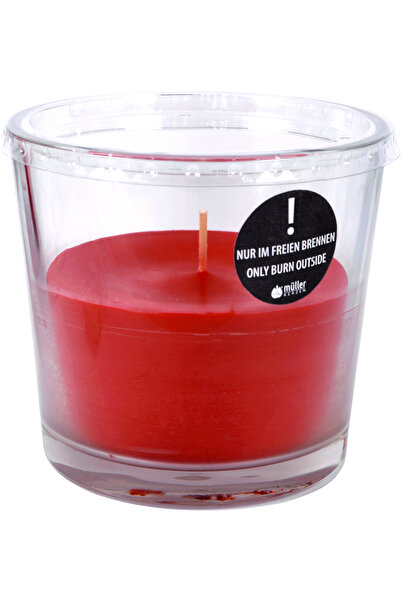 Mueller kerzen finca xxl candle - red