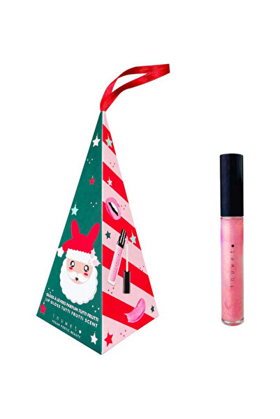 Inuwet علبة هدايا تحتوي على شخصية سانتا كلوز - ملمع شفاه Vıncn01