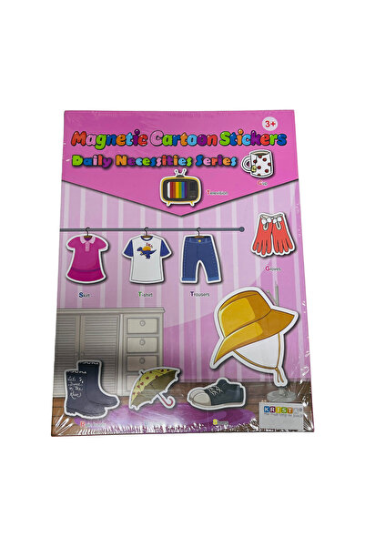 Krista Carte educațională magnetică cu piese de puzzle, tablă de scris și marker – Activități zilnice