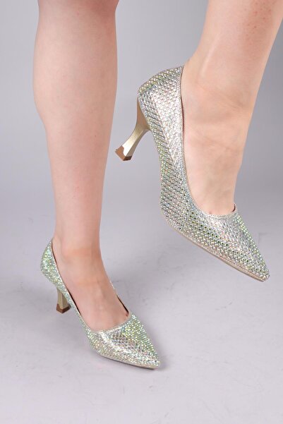 Birikon Nowra Stone Stiletto Gold