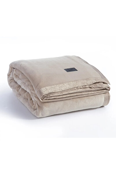 Nef Nef Homeware Velloso Double Size Blanket 230x240 Beige