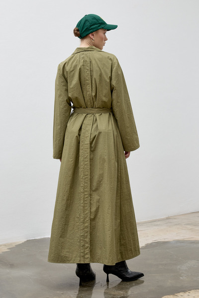 LADYA COLLECTION Yeşil Verde Trençkot