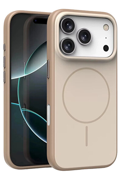 Fuchsia Apple iPhone 17 Pro Neva Magsafe Cover - Gold