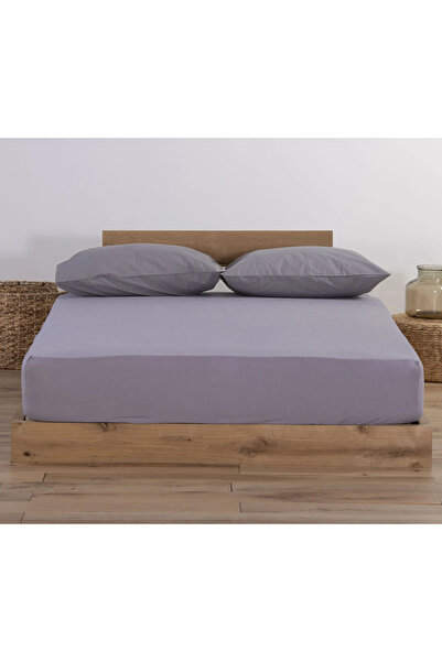 Nef Nef Homeware Bed protector Cotton Single Jersey 100x200 Light Grey