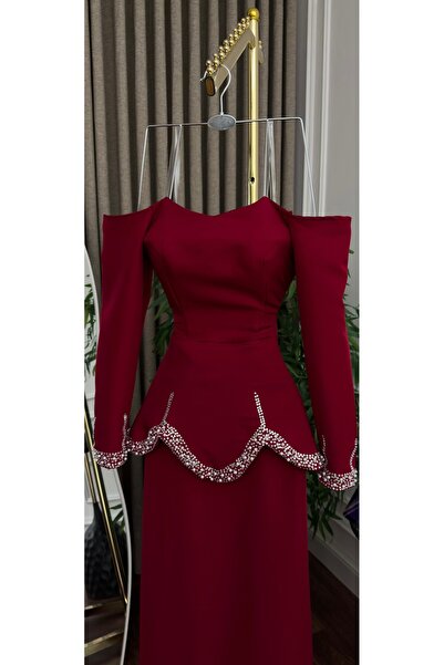 Diva style Barbie evening dress with unique and modern embroidery