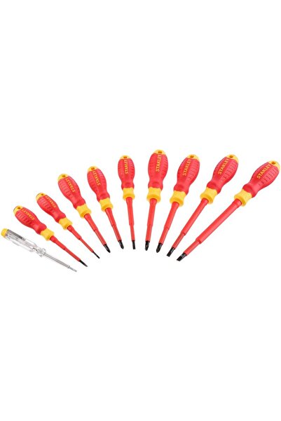 FiSKARS Stanley STHT60032-0 Set Surubelnite izolate VDE 2xPZ, 2xPH, 5xSL, tester